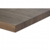Jedálenský stôl Home ESPRIT Gaštanová Čierna Železo Drevo MDF 160 x 90 x 75 cm