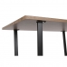 Jedálenský stôl Home ESPRIT Gaštanová Čierna Železo Drevo MDF 160 x 90 x 75 cm