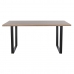 Mesa de Comedor Home ESPRIT Marrón Negro Hierro Madera MDF 160 x 90 x 75 cm