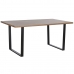 Dining Table Home ESPRIT Brown Black Iron MDF Wood 160 x 90 x 75 cm