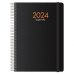 Päevik SYNCRO  DOHE 2024 Iga-aastane Must 15 x 21 cm