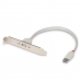 Cable USB A a USB B LINDY 33123 Blanco