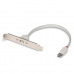 Kabel USB A na USB B LINDY 33123 Biały