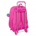 School Rucksack with Wheels Rainbow High Fuchsia 33 x 42 x 14 cm