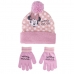 Muts en Wanten Minnie Mouse 2 Onderdelen Licht Roze