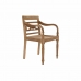 Záhradná stolička DKD Home Decor Brązowy Teczyna 54 x 47 x 85 cm (54 x 47 x 85 cm)