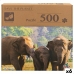 Puzzle Colorbaby Elephant 500 Piese 6 Unități 61 x 46 x 0,1 cm