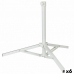 Base para Guarda-Sol Aktive Branco Metal 61 x 49,5 x 61 cm (6 Unidades)