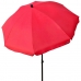 Parasol Aktive Vermelho 240 x 230 x 240 cm (6 Unidades)