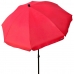 Пляжный зонт Aktive Красный 240 x 230 x 240 cm (6 штук)