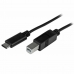 USB C til USB B Kabel Startech USB2CB2M Svart 2 m Flerfarget