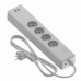 4-stiks bundkort uden tænd/sluk-knap Calex USB x 2