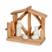 Crèche de Noël Blanc Naturel Bois Céramique 17 x 14,5 x 8 cm (2 Unités)