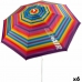 Пляжный зонт Aktive Daudzkrāsains Oxford Tērauds Audums Oxford 200 x 200 x 200 cm (6 gb.)