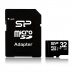 Scheda Di Memoria Micro SD con Adattatore Silicon Power SP032GBSTH010V10SP SDHC 32 GB
