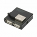 USB elosztó Digitus DA-70217 Fekete