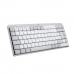 Bežična Tipkovnica Logitech MX Mini Mechanical for Mac Bijela Bijela/Siva Qwerty US (1 kom.)