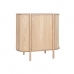 Cajonera Home ESPRIT Natural Madera de caucho Moderno 80 x 39 x 80 cm