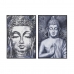 Painting Home ESPRIT Buddha Oriental 83 x 4,5 x 123 cm (2 Units)