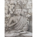 Maleri Home ESPRIT Buddha Orientalsk 60 x 2,7 x 80 cm (2 enheter)