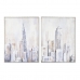 Cadre Home ESPRIT New York Loft 60 x 2,4 x 80 cm (2 Unités)