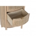 Mesa de Cabeceira Home ESPRIT Natural Borracha natural 48 x 35 x 66 cm