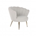 Armchair DKD Home Decor Cream Golden Velvet Metal 85 x 85 x 81 cm