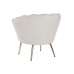 Poltrona DKD Home Decor Creme Dourado Veludo Metal 85 x 85 x 81 cm