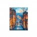 malesett - mal etter tall Alex Bog Stairs Down of Montmatre Paris 40 x 50 cm