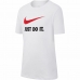 Детски Тениска с къс ръкав Nike Sportswear Бял