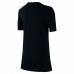 T-Shirt met Korte Mouwen voor kinderen Nike Sportswear Zwart