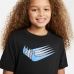 Kurzarm-T-Shirt für Kinder Nike Sportswear Schwarz