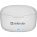 Bluetooth-hodetelefoner Defender TWINS 903 Hvit Flerfarget