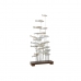 Okrasna Figura Home ESPRIT Bela Rjava Spirale 45 x 15 x 100 cm