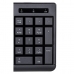 Klaviatuur Activejet K-3803S Must QWERTY