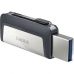 USB Memória SanDisk SDDDC2-128G-G46 Fekete Ezüst színű 128 GB