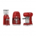 Moinho Elétrico Smeg Cgf01rdeu 150 W Vermelho 1 L