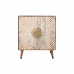 Aparador Home ESPRIT Branco Dourado Natural Madeira 80 x 45 x 97 cm