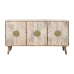 Aparador Home ESPRIT Branco Dourado Natural Madeira 145 x 45 x 80 cm