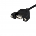 Cabo USB Startech USBPNLAFHD3 Preto 90 cm