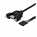 Cabo USB Startech USBPNLAFHD3 Preto 90 cm