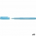 Rotulador permanente Faber-Castell Broadpen Pastel Azul Pastel (10 Unidades)