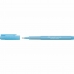 Rotulador permanente Faber-Castell Broadpen Pastel Azul Pastel (10 Unidades)