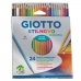 Akvarelové farebné ceruzky Giotto Stilnovo 24 Kusy Viacfarebná