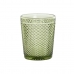 Set de pahare DKD Home Decor Verde Geam Cu descărcare 240 ml (6 Unități)