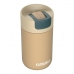 Termokopp med lokk Kambukka Olympus Svart Beige Rustfritt stål 300 ml