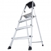 Folding ladder Krause Secury Silver 145 cm