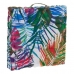 Coussin DKD Home Decor 8424001666423 Océan Polyester Aluminium Multicouleur Tropical Feuille d'une plante (43 x 43 x 7 cm)