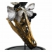 Figura Decorativa DKD Home Decor Preto Dourado Borboletas 17 x 17 x 26 cm