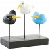 Decoratieve figuren DKD Home Decor Hout Metaal Vogels Kiwi Mediterrane